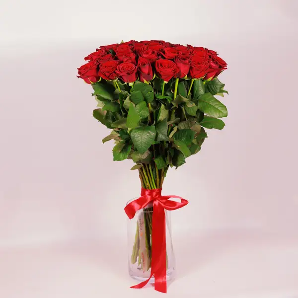 Букет из 45 красных роз Престиж купить