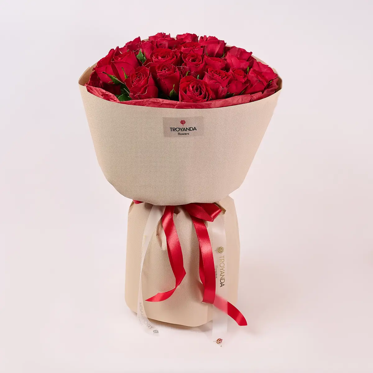 Букет 21 Троянда червона Мадам Ред купити