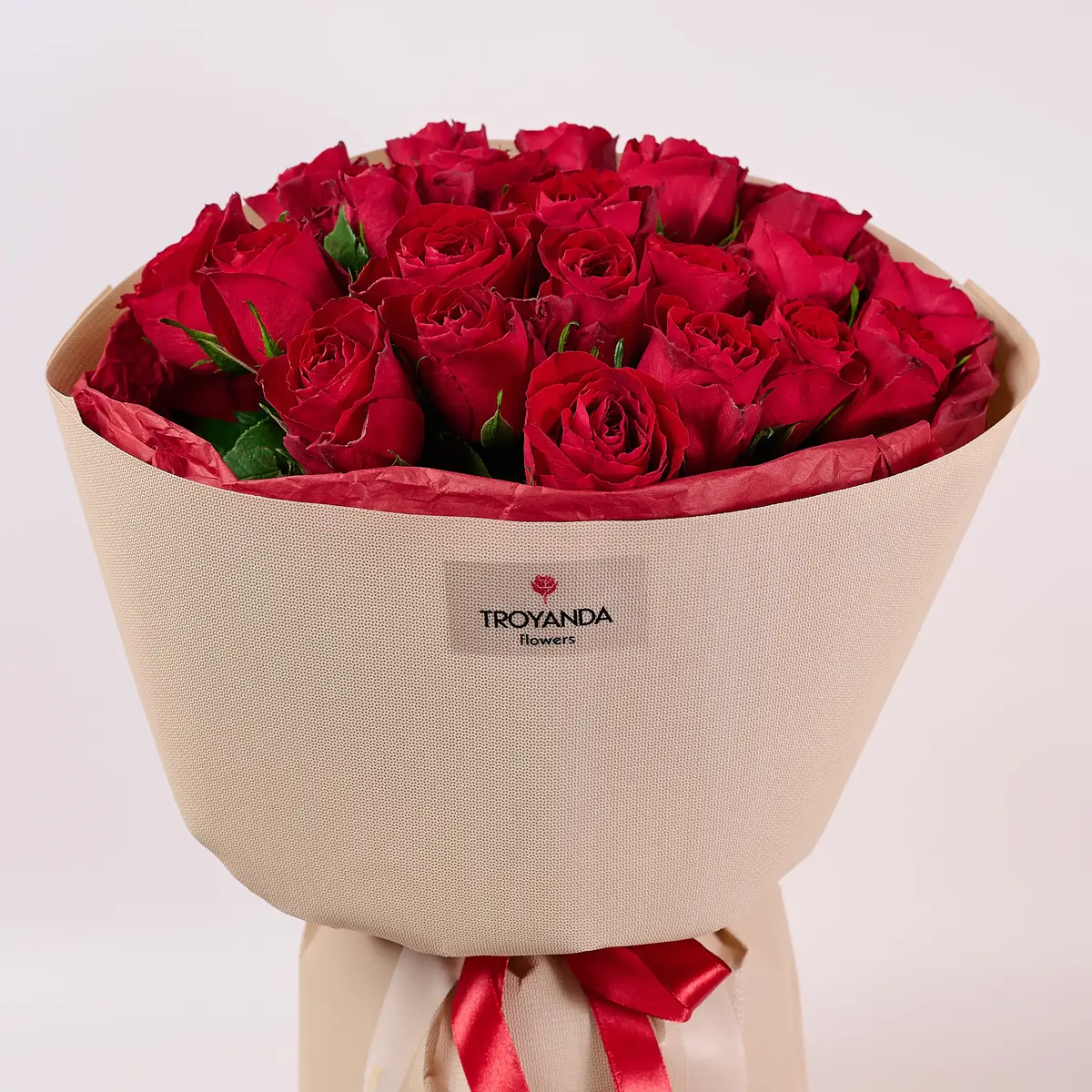 Букет 21 Троянда червона Мадам Ред купити недорого в Україні, фото 2