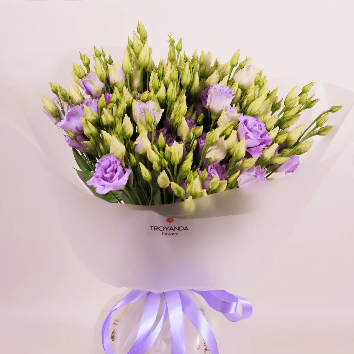 Букет 15 Лавандовых эустом купить недорого в Украине, фото 2