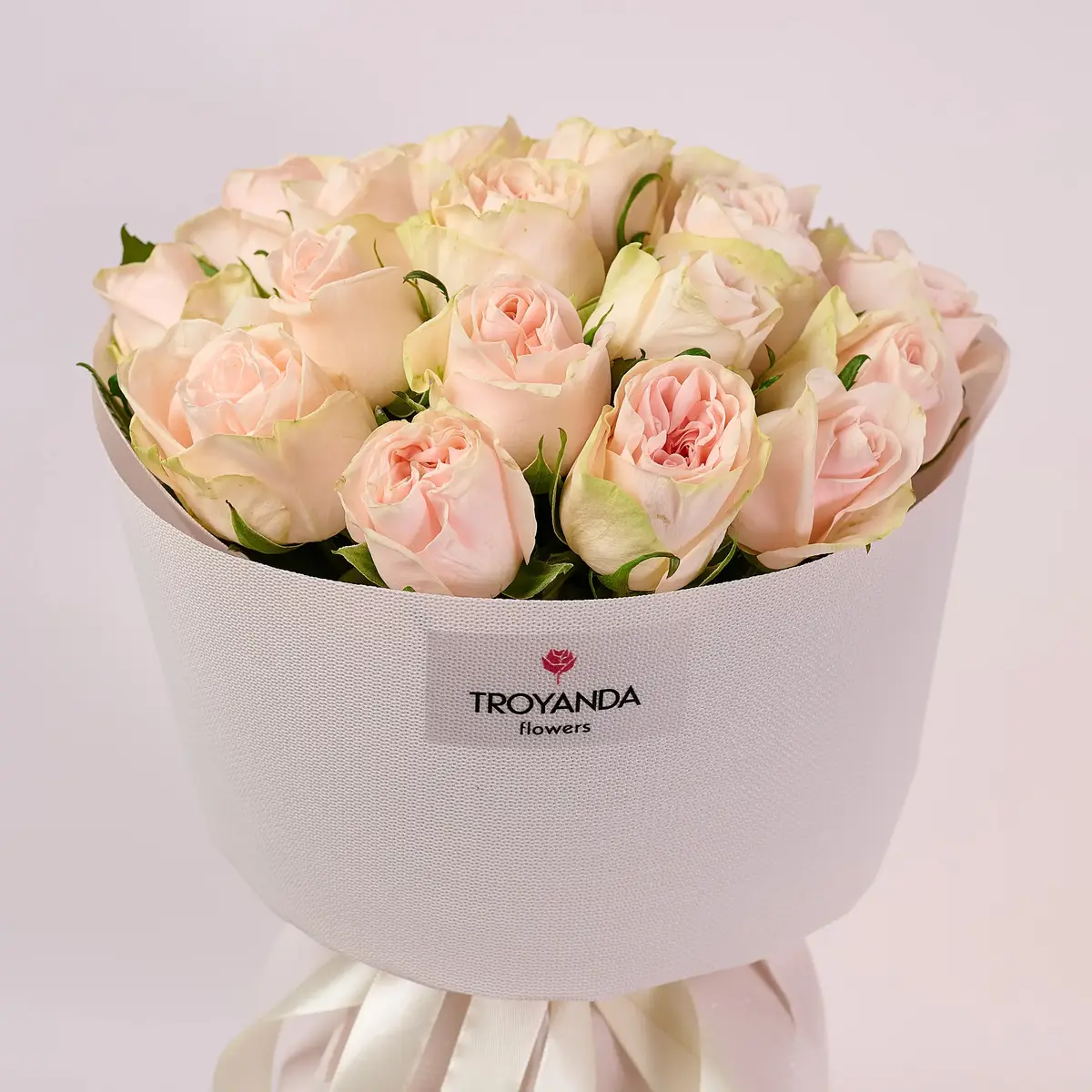 Букет 21 Роза Вединг Роуз купить недорого в Украине, фото 2