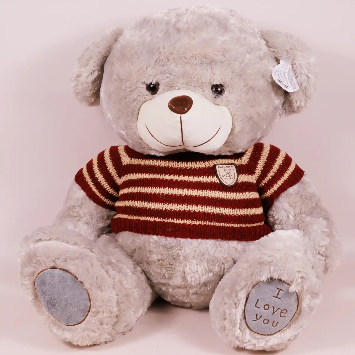 Игрушечный медведь в свитере 110 см купить