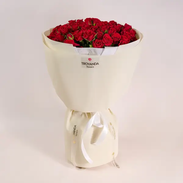 Букет из 25 роз брызг мираб купить