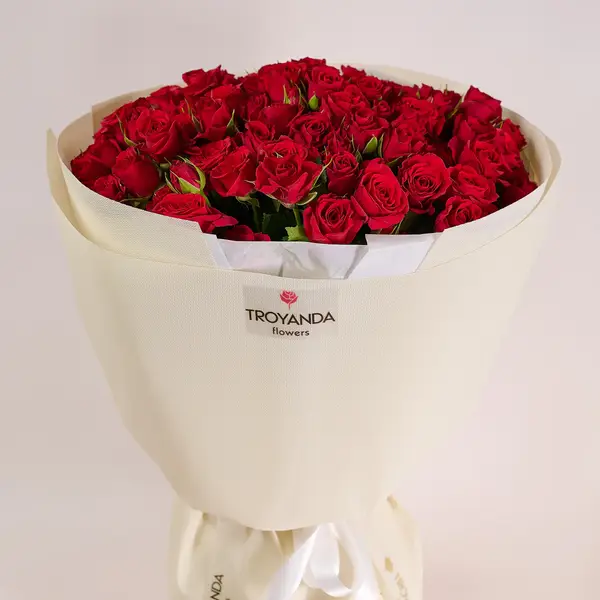 Букет из 25 роз брызг мираб купить