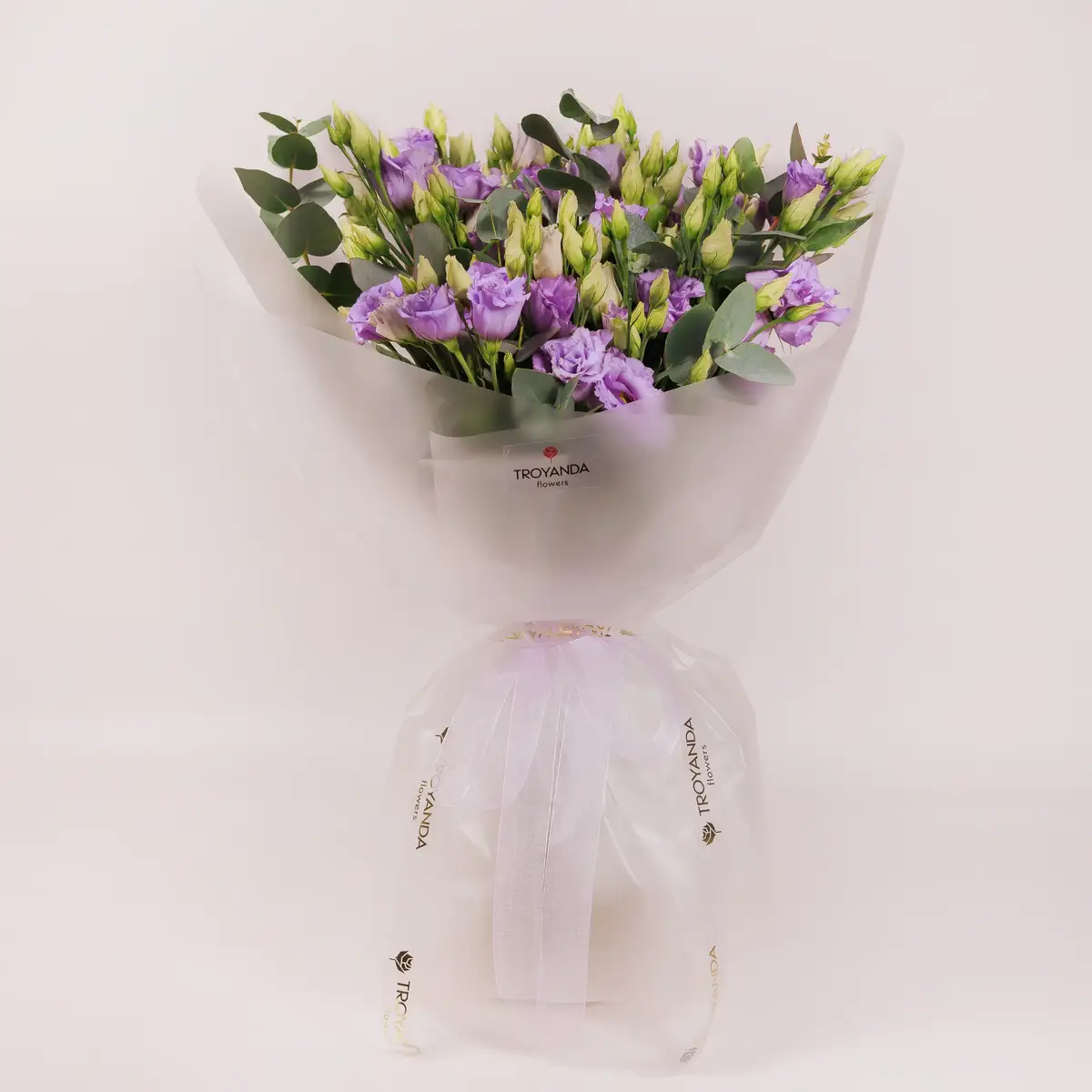 Букет 9 Лавандових еустом купити