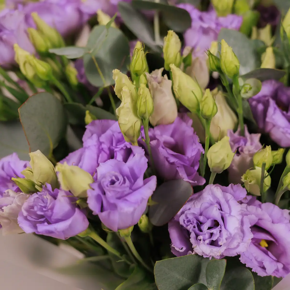 Букет 9 Лавандових еустом купити недорого в Україні, фото 3