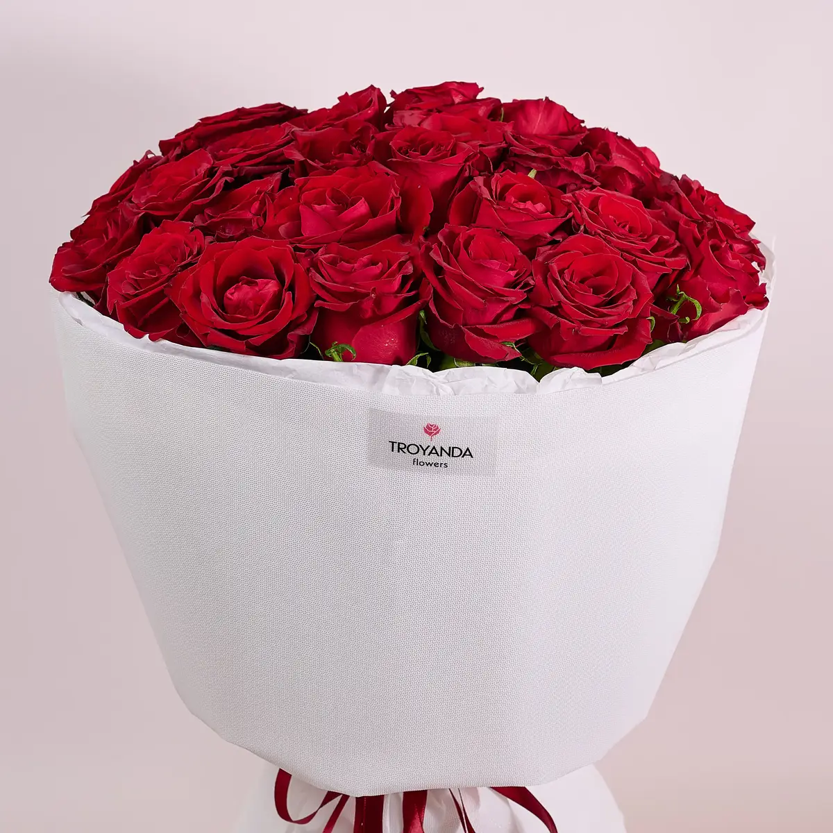 Букет 25 Троянд червоних Евер Ред купити недорого в Україні, фото 2
