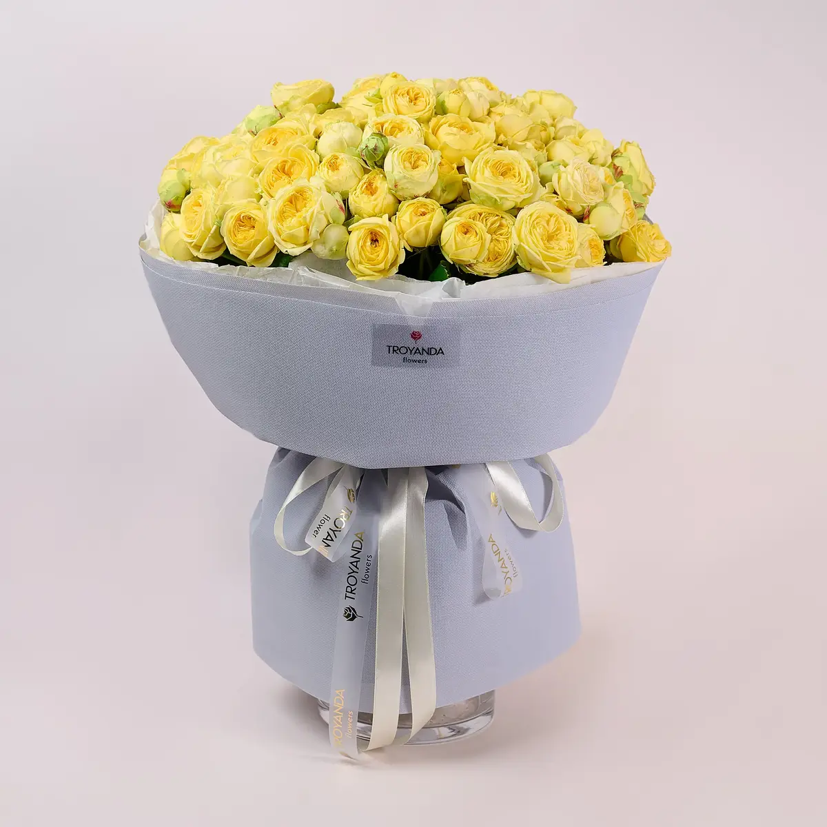 Букет 41 Троянда спрей Піоні Баблз купити