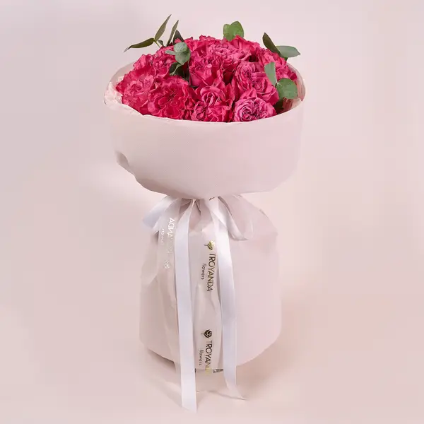 Букет 19 Троянд Кантрі Блюз купити