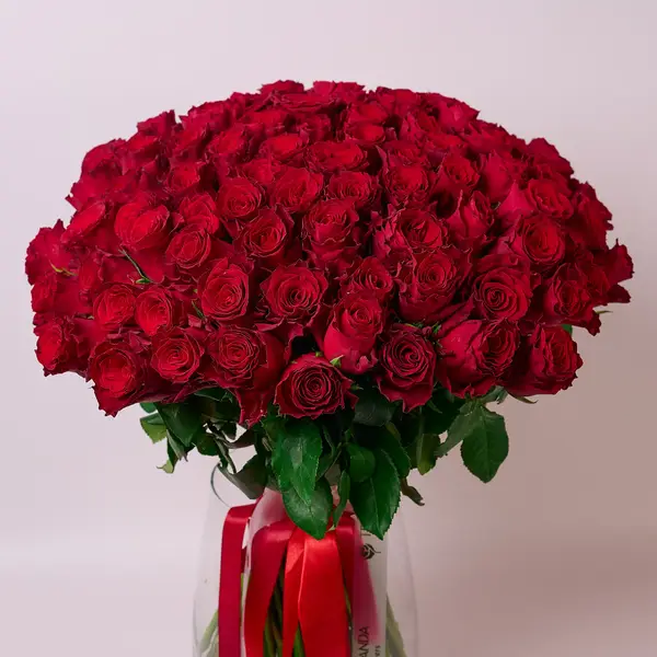 Букет 101 Троянда червона Родос купити