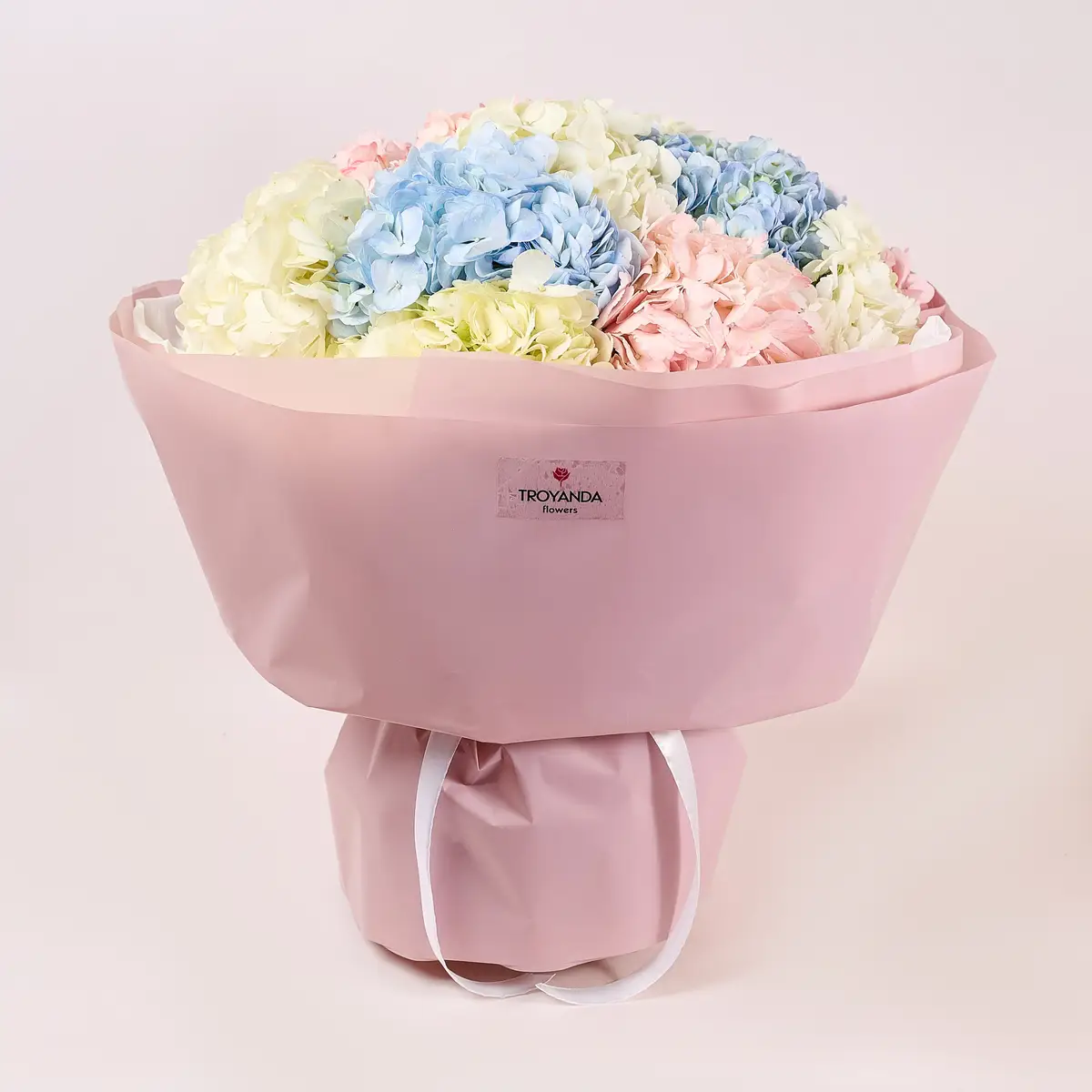 Букет 15 Гортензій мікс купити