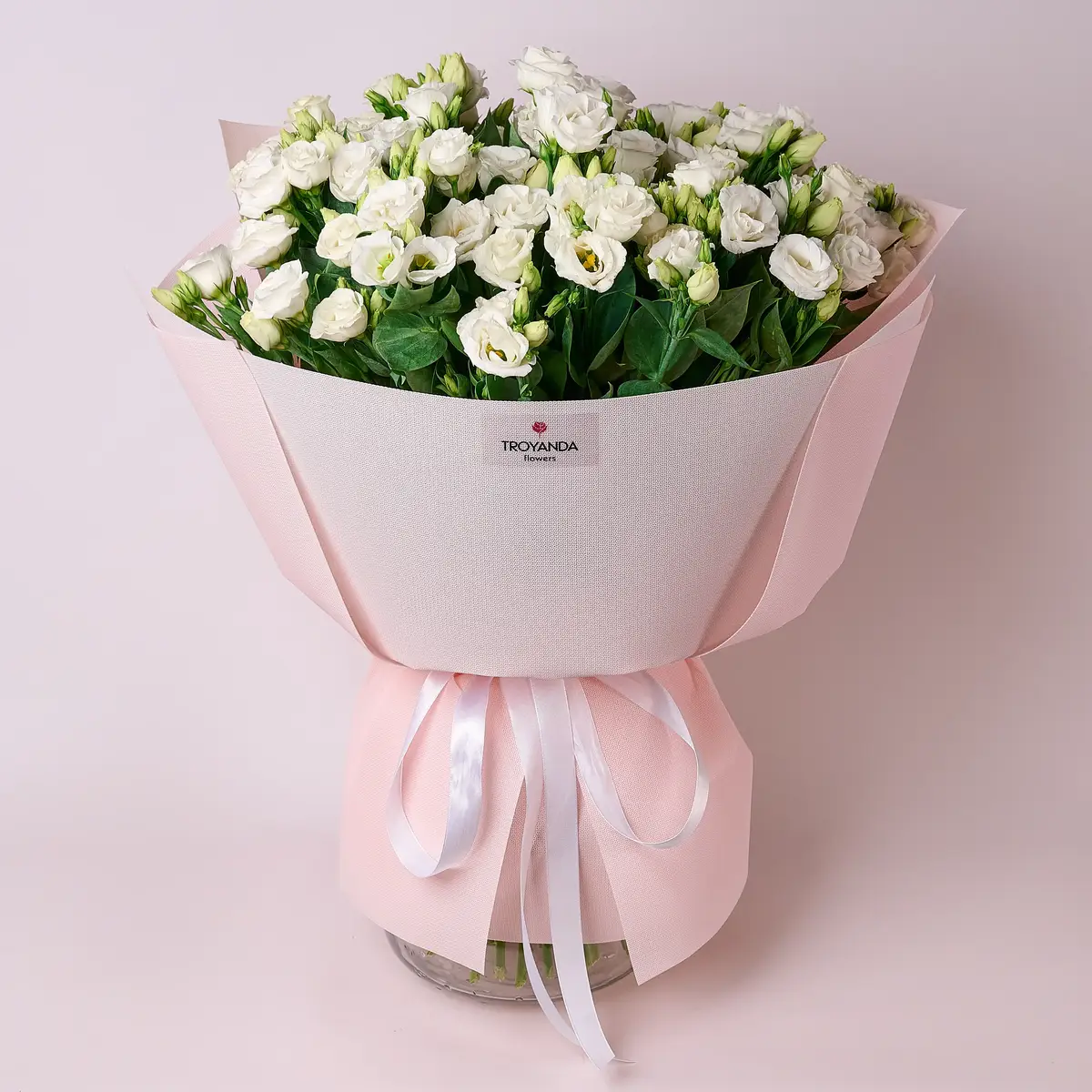 Букет 23 Белых эустомы купить