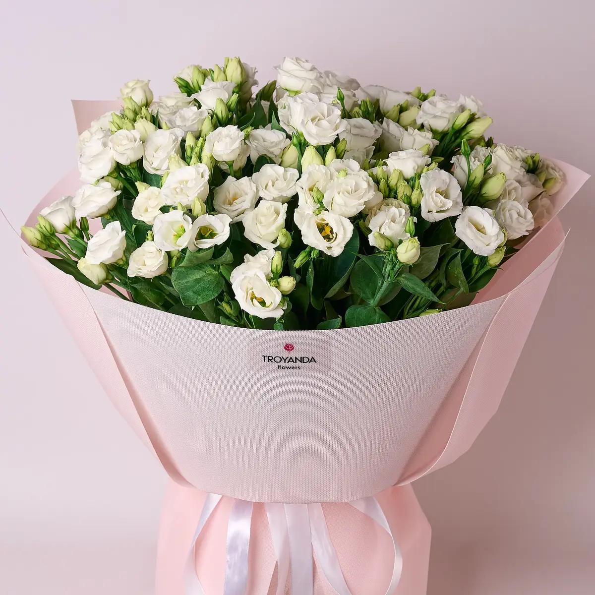 Букет 23 Белых эустомы купить недорого в Украине, фото 2