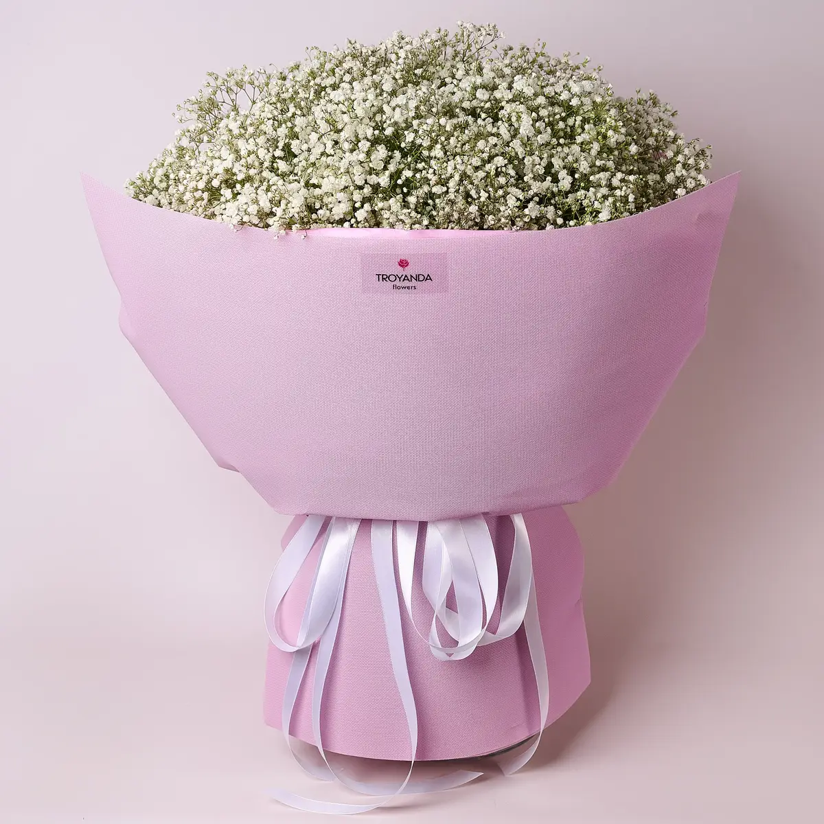 Букет 35 Білих Гіпсофіл купити