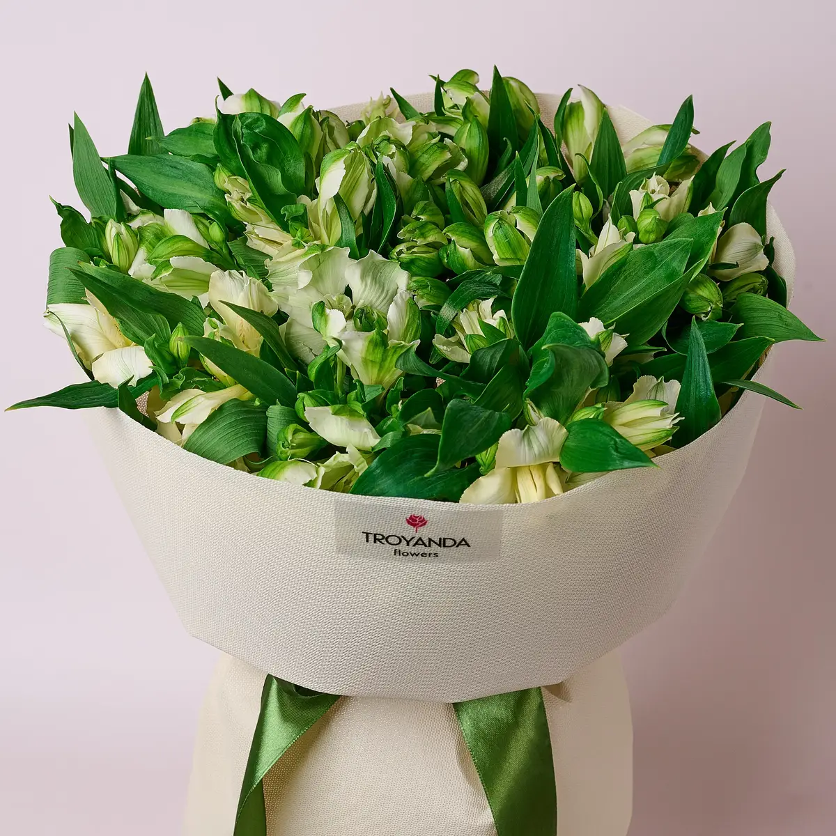 Букет 15 Альстромерій білих купити недорого в Україні, фото 2