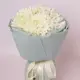 Букет 5 Однобутонних Білих Хризантем купити