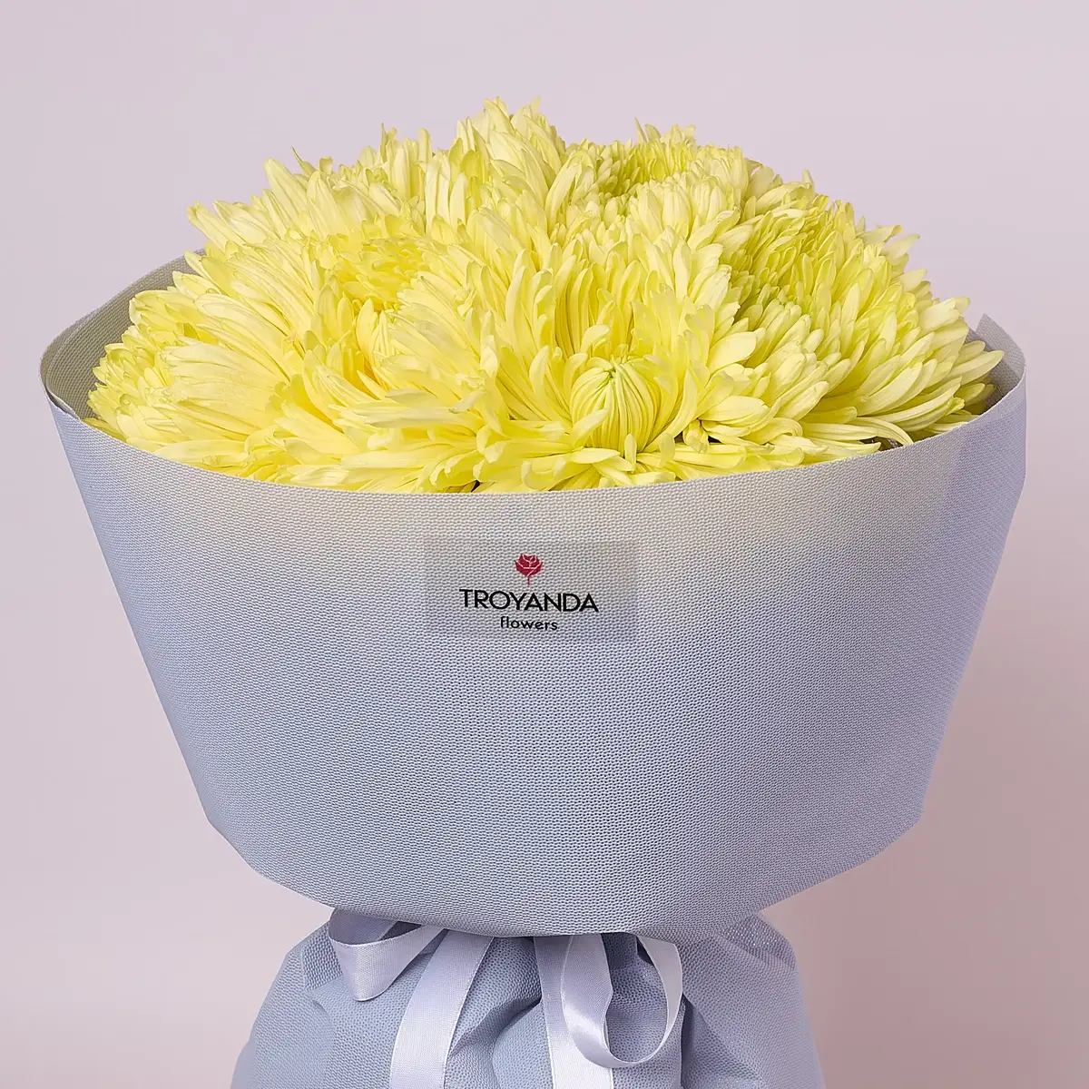 Букет 11 Однобутонних Жовтих Хризантем купити недорого в Україні, фото 2