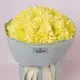 Букет 15 Однобутонних Жовтих Хризантем купити
