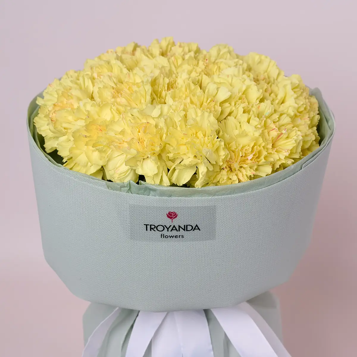 Букет 25 Жовтих Гвоздик купити недорого в Україні, фото 2