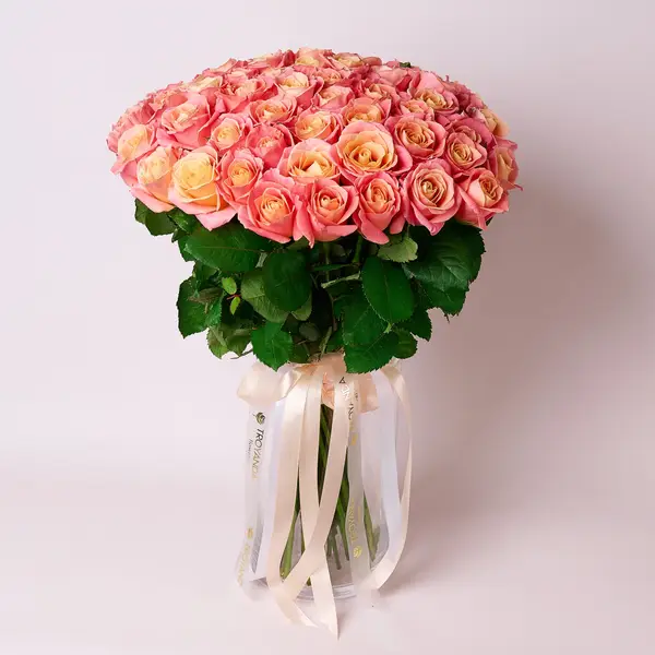 Букет 51 Троянда Міс Піггі купити