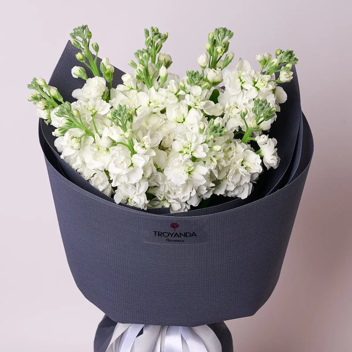 Букет 11 Білих Матіол купити недорого в Україні, фото 2