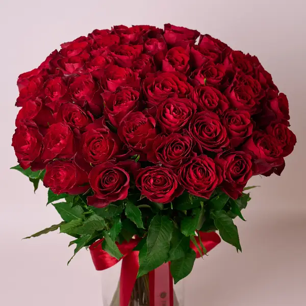 Букет 51 Троянда червона Мадам Ред купити
