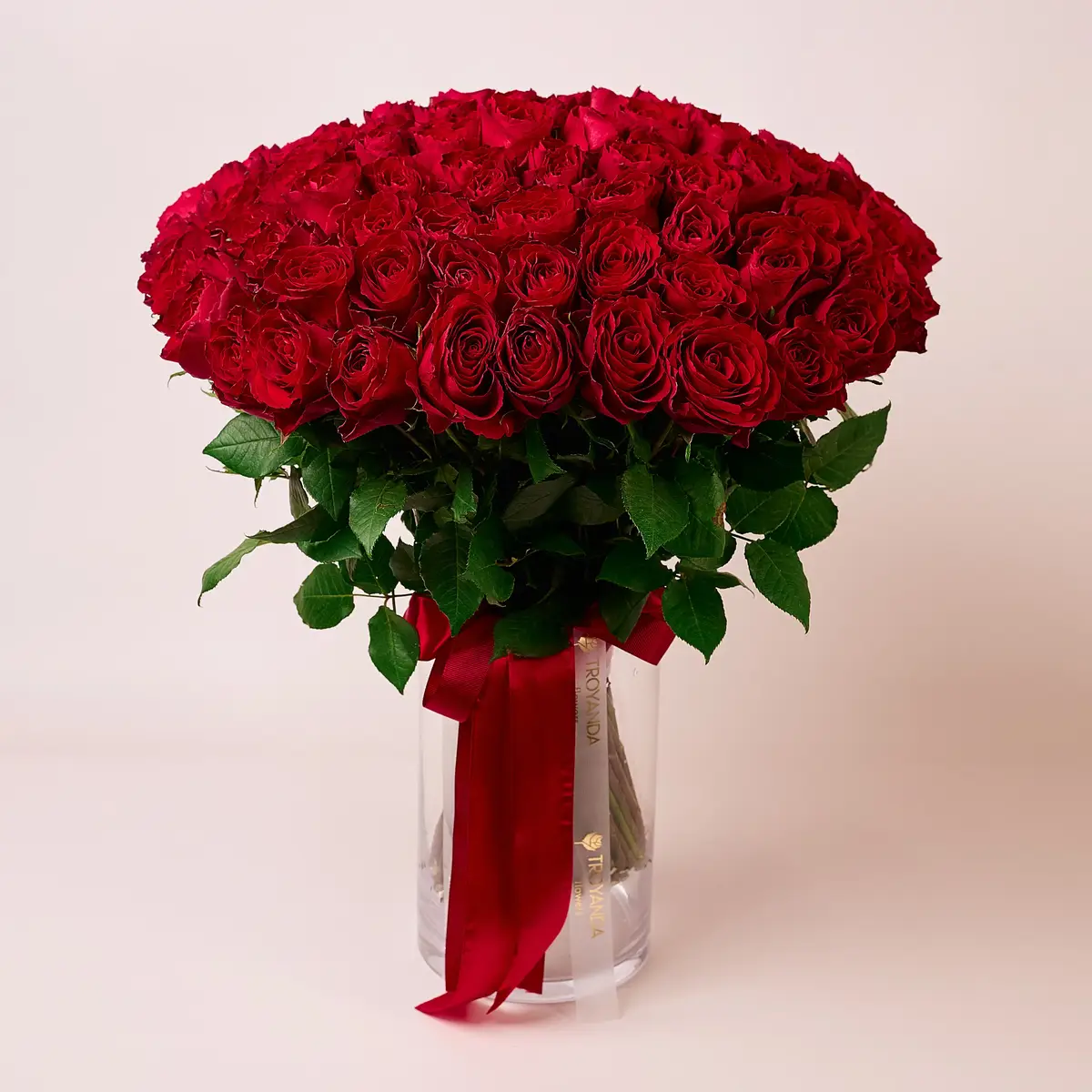 Букет 101 Троянда червона Мадам Ред купити