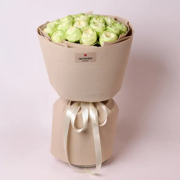 Букет 21 Троянда Вайт Кахала купити