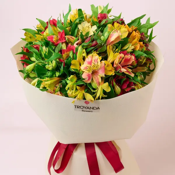 Букет 21 Альстромерія мікс купити