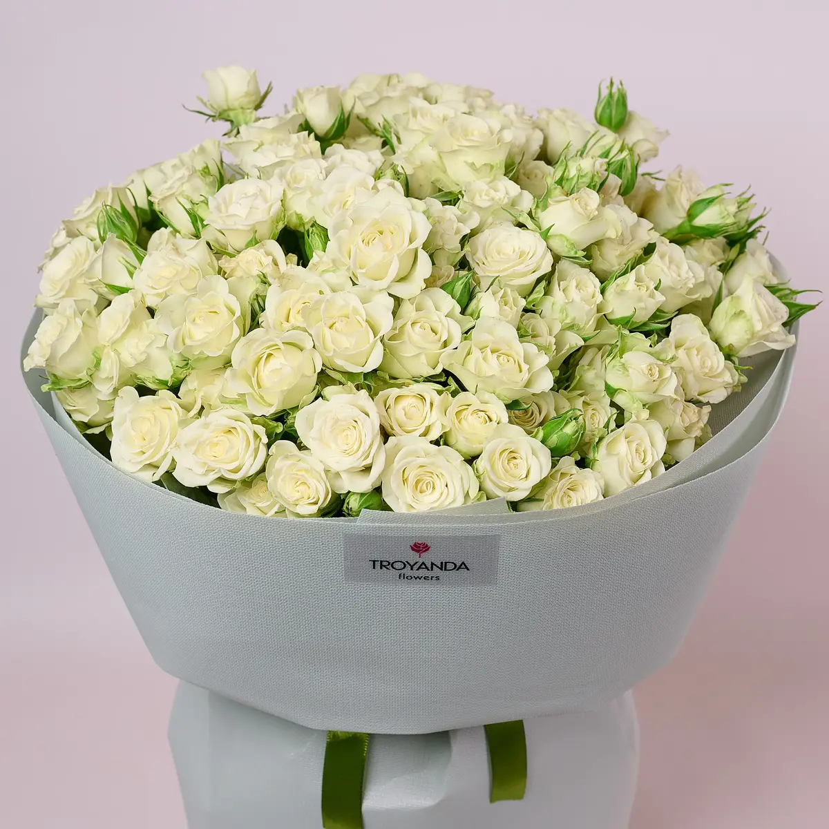 Букет 31 Троянда спрей Сновфлейк купити недорого в Україні, фото 2