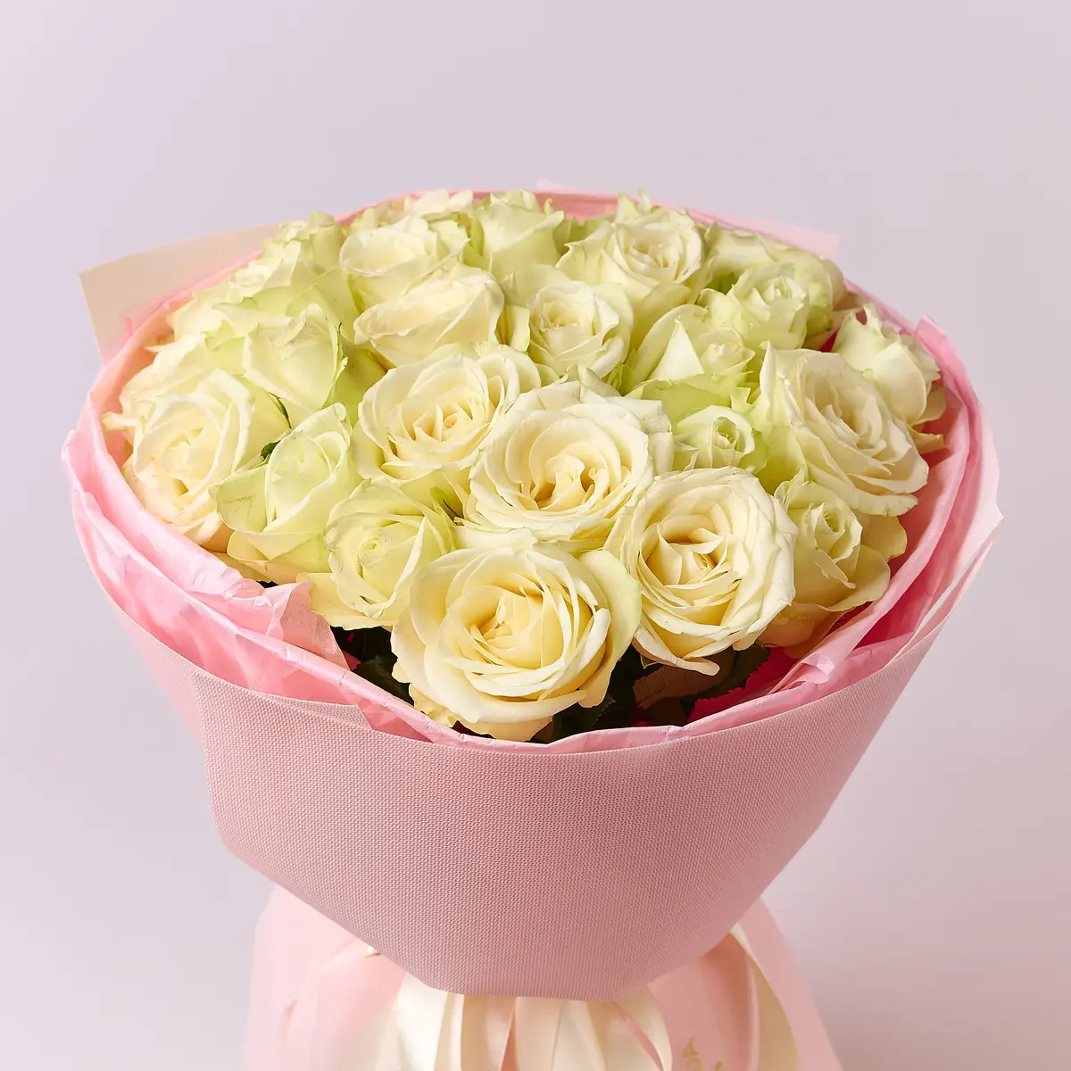 Букет 27 Троянд білих Сновсторм купити недорого в Україні, фото 2