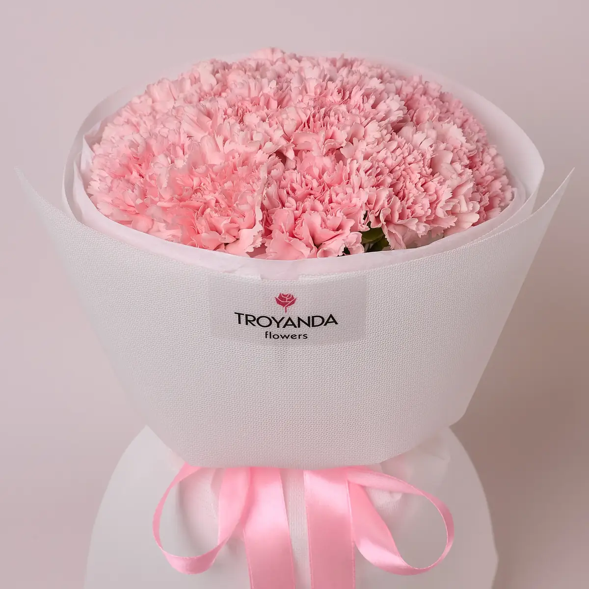 Букет 15 Рожевих Гвоздик купити недорого в Україні, фото 2