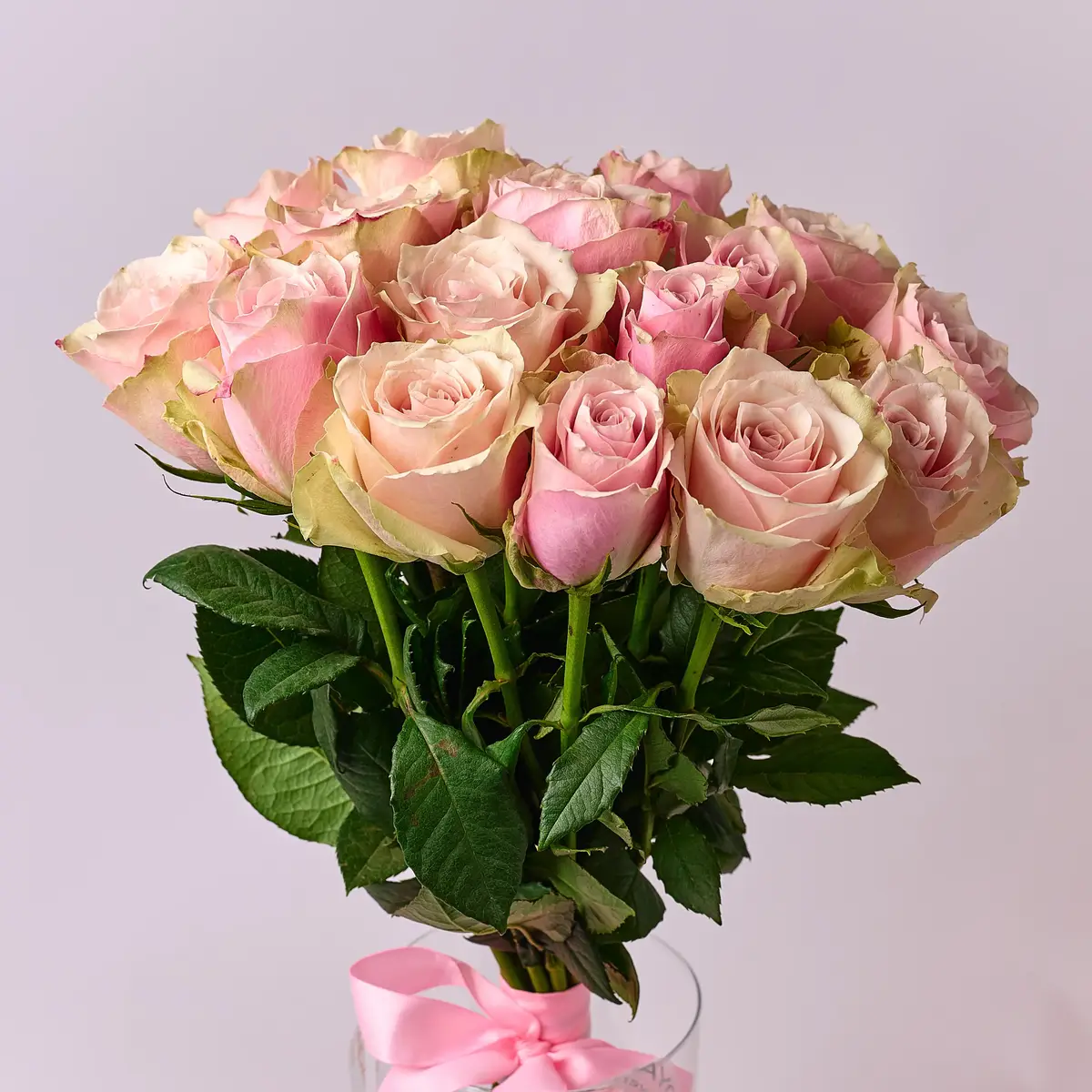 Букет 17 Троянд Пінк Атена купити недорого в Україні, фото 2