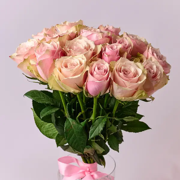 Букет 17 Троянд Пінк Атена купити