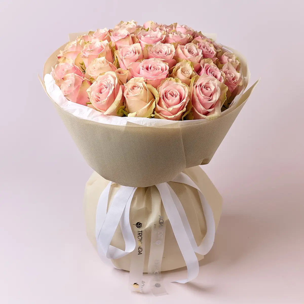 Букет 35 Троянд Пінк Атена купити