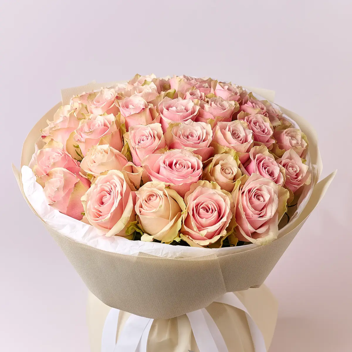 Букет 35 Троянд Пінк Атена купити недорого в Україні, фото 2