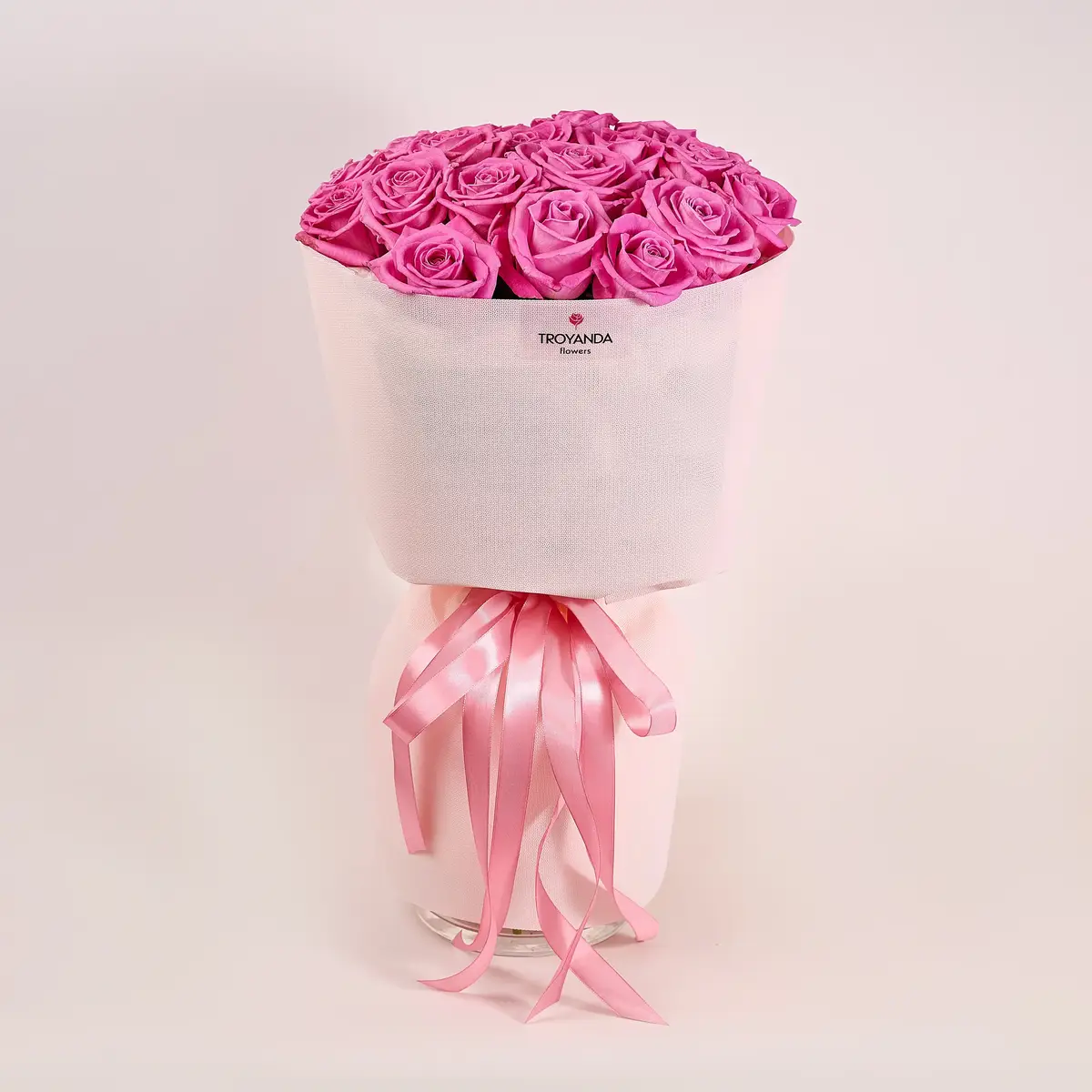 Букет 19 Троянд Аква купити