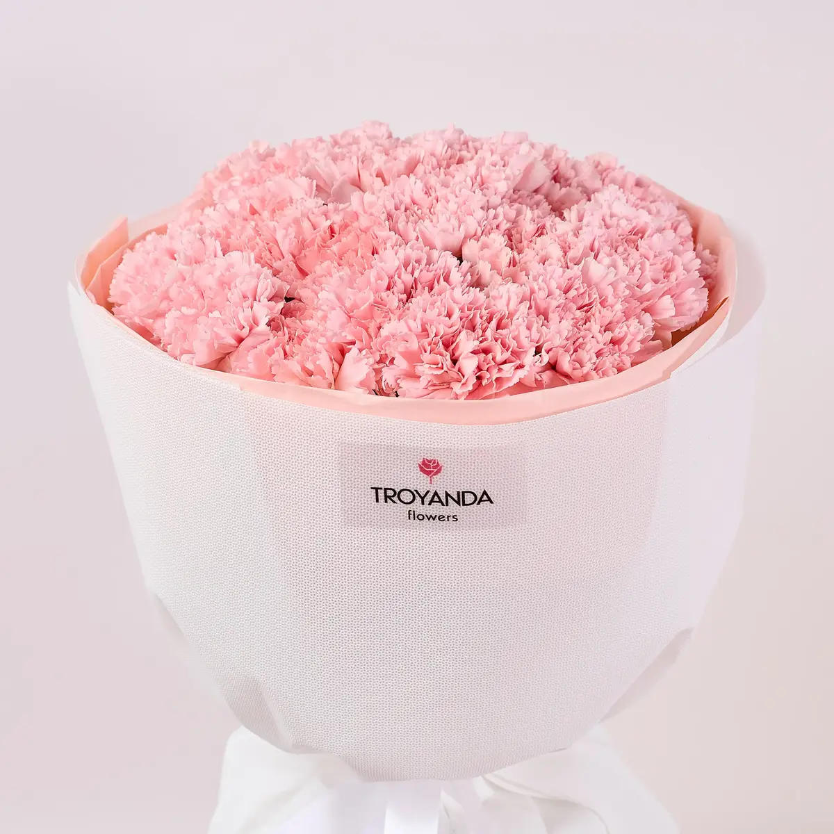 Букет 25 Рожевих Гвоздик купити недорого в Україні, фото 2