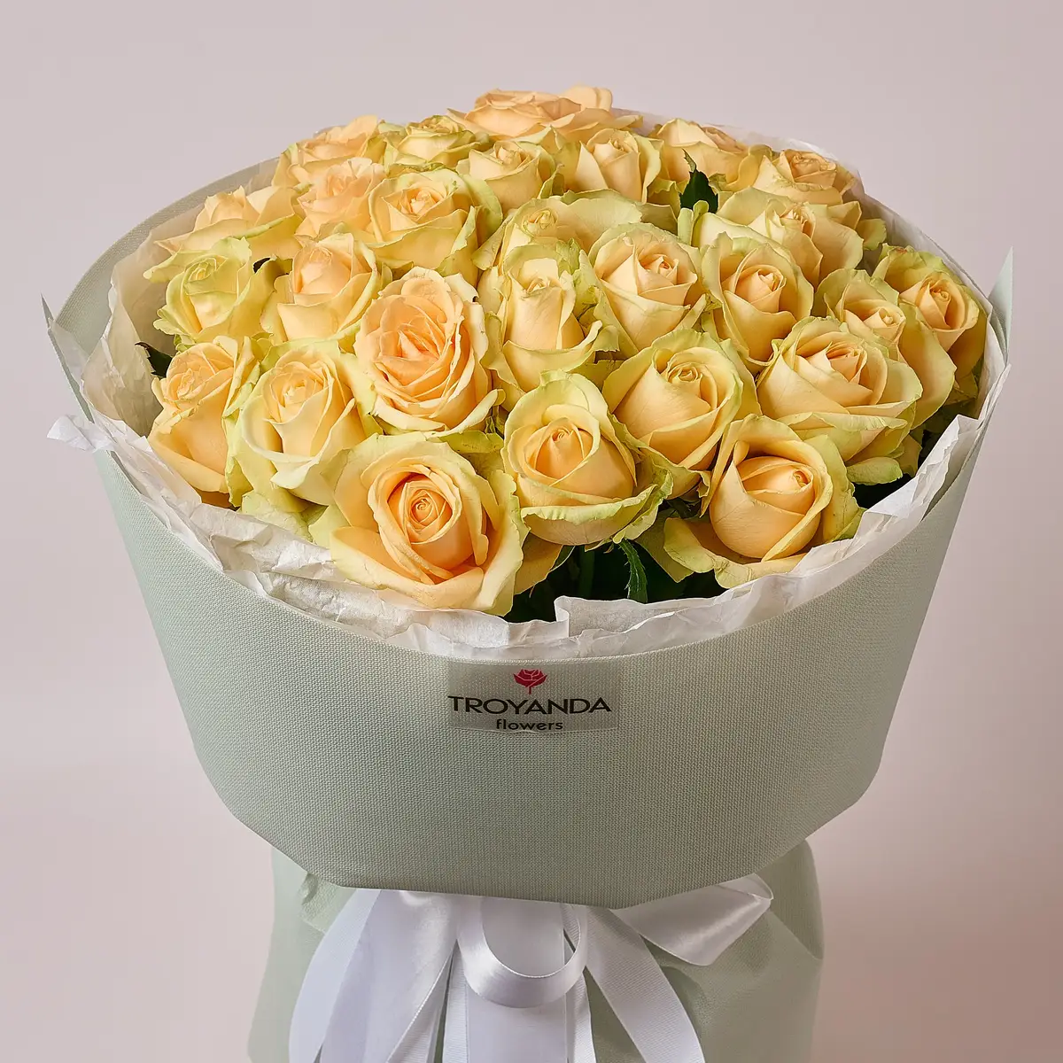 Букет 27 Роз Пич Аваланч купить недорого в Украине, фото 2