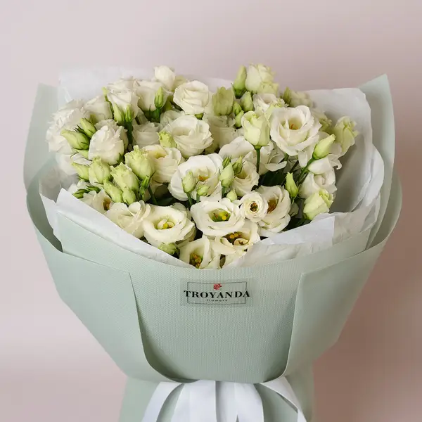 Букет 9 Белых эустом. купить