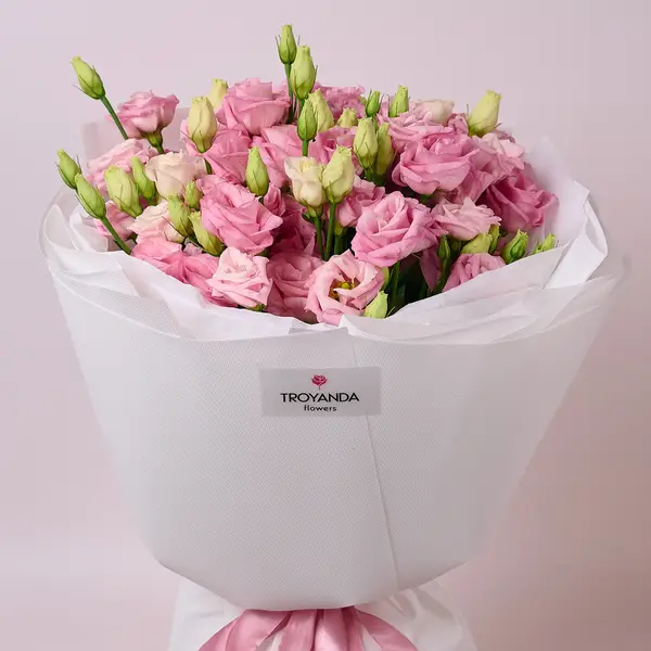 Букет из 9 розовых эустов. купить