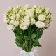 Букет 15 Белых эустом купить