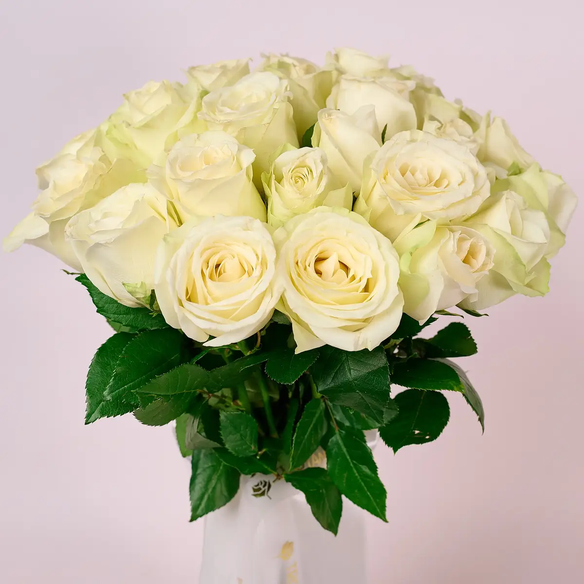 Букет 27 Троянд білих Сновсторм купити недорого в Україні, фото 2