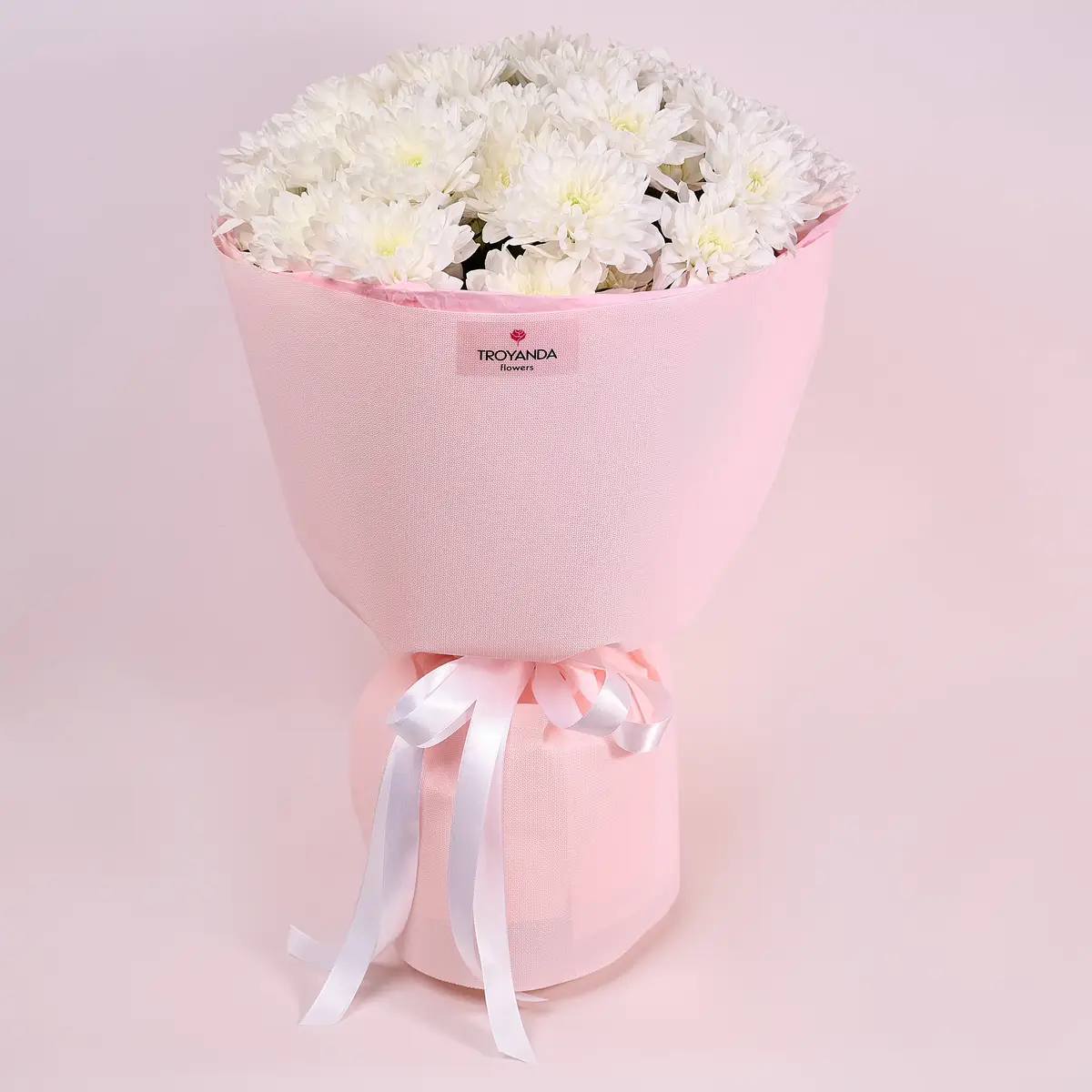 Букет 11 Білих Хризантем купити