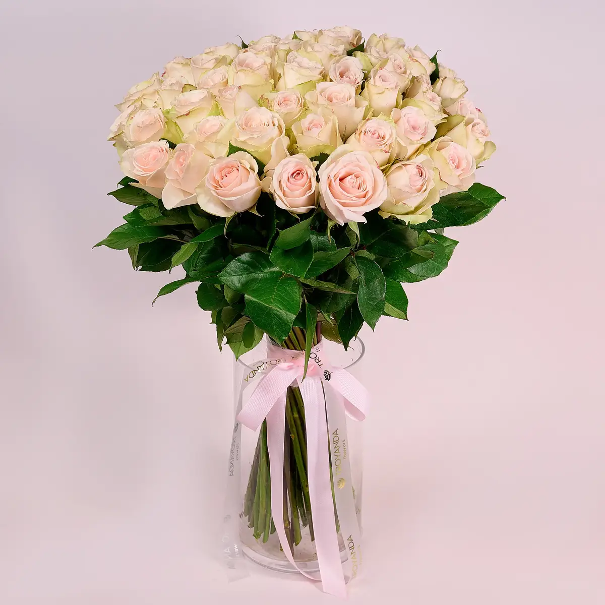 Букет 51 Троянда Хай Брайдл купити