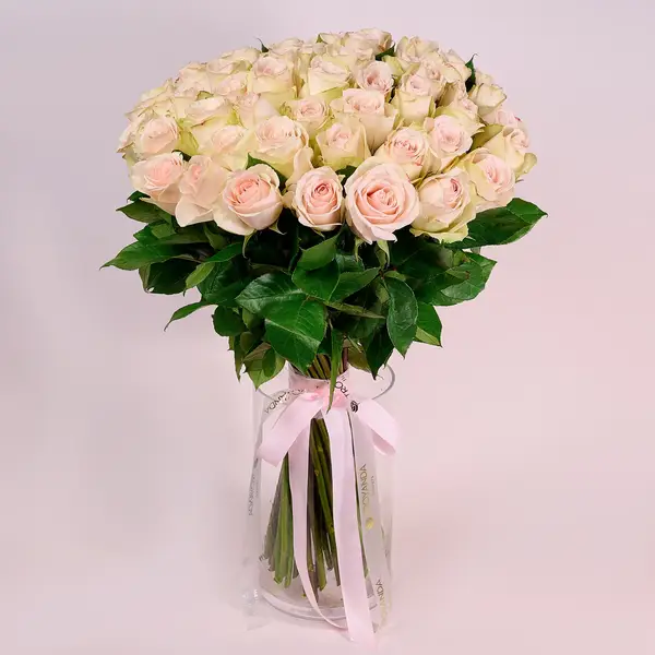 Букет 51 Троянда Хай Брайдл купити