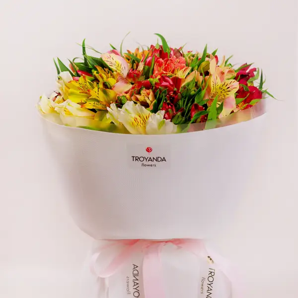 Букет 15 Альстромерій мікс купити