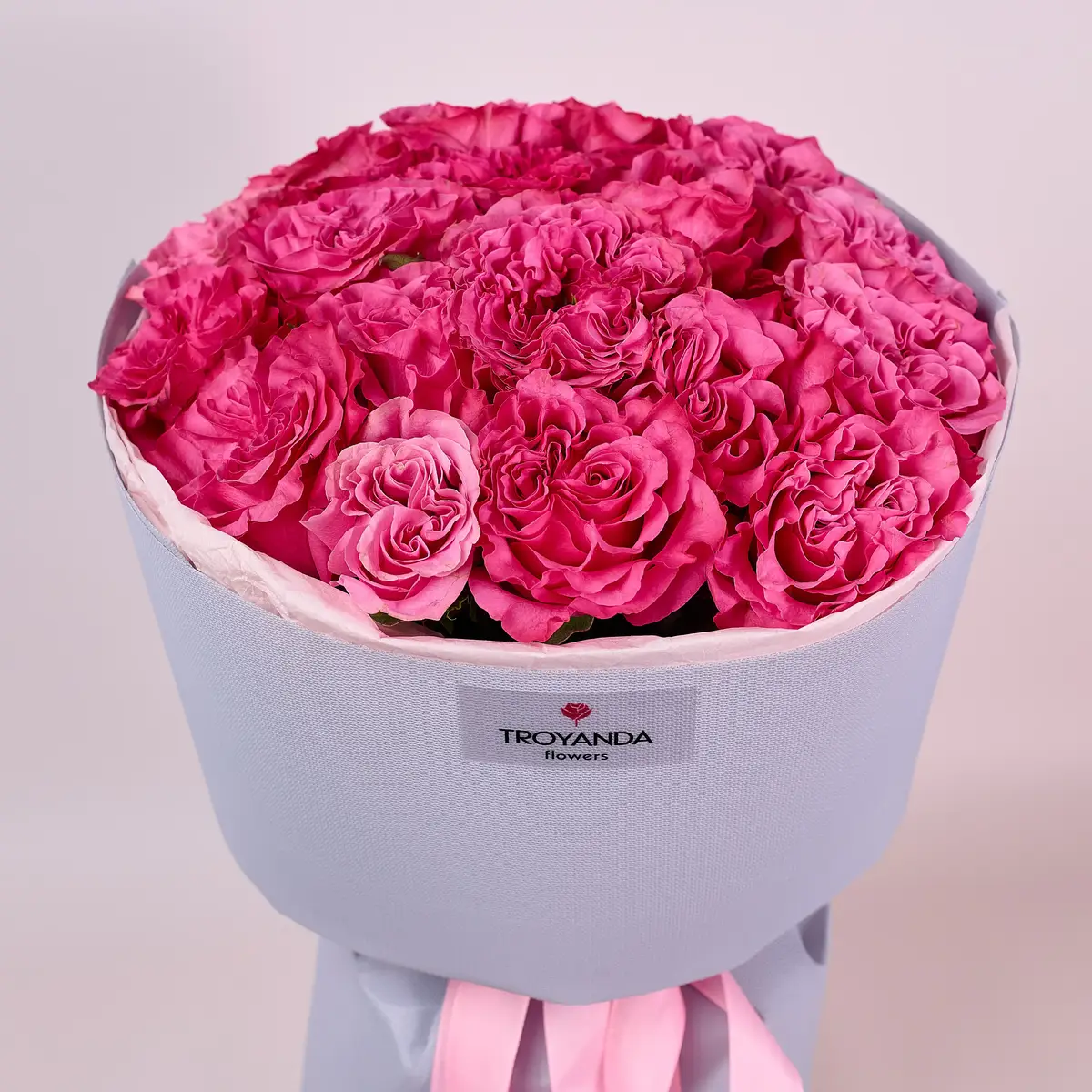 Букет 19 Троянд Кантрі Блюз купити недорого в Україні, фото 2