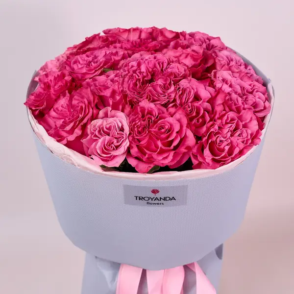 Букет 19 Троянд Кантрі Блюз купити