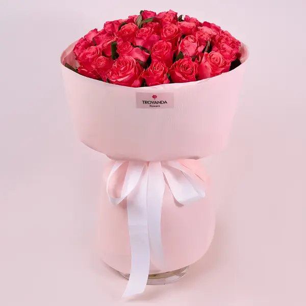 Букет 39 Троянд Пінк Таказі купити
